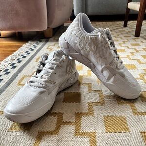 PUMA x Lamelo Ball MB.01 Lo “Triple White” Sneakers